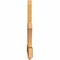 Ekena Millwork Redmond Rough Sawn Timber Gable Bracket, Western Red Cedar, 48"W x 28"H x 2"D x 4"F, 14/12 Pitch GBW048X28X0204RED00RWR - alternate 2